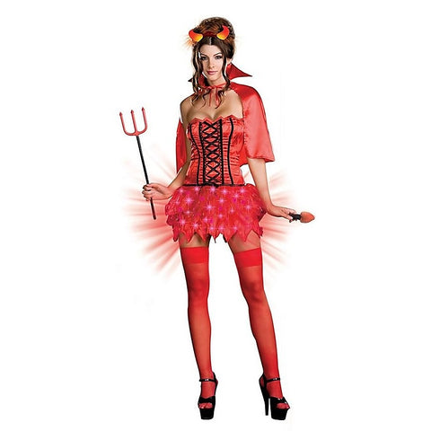 Devil'S De-Light Costume By Dream Girl Lingerie - Fancy Dress Ups