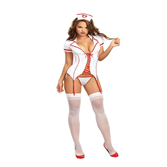 Triage Trixie 3Pc Nurse Costume By Dream Girl Lingerie - Fancy Dress Ups