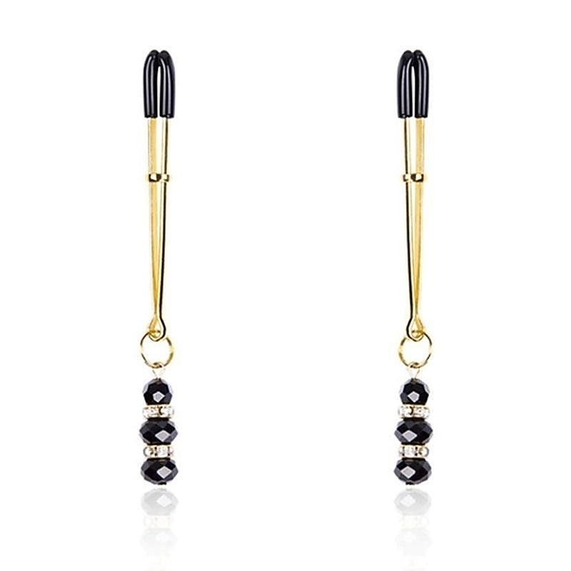 Nipple Clamp With Crystals by BDStyle - Luxury Sex Toys