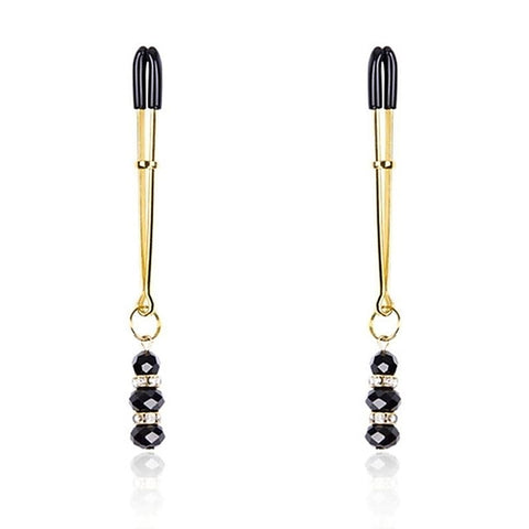 Nipple Clamp With Crystals by BDStyle - Luxury Sex Toys