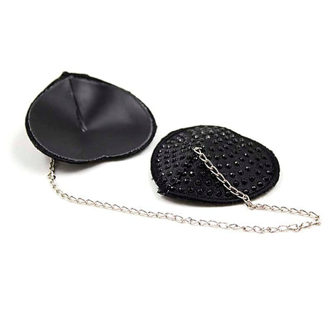 Encrusted Heart Shaped Nipple Pasties by Ella Bidoe - Fancy Dress Ups