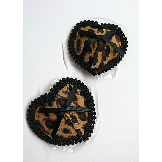 Leopard Print Nipple Pasties - Fancy Dress Ups