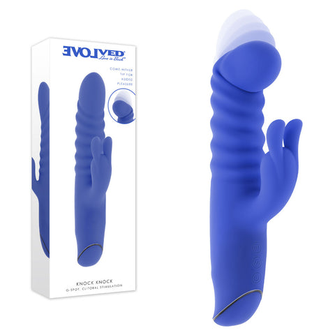 KNOCK KNOCK Rabbit Vibrator with Flicking Head by Evolved