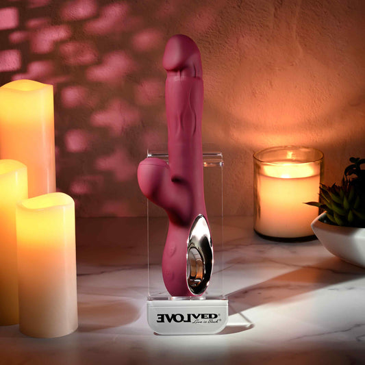 Evolved BURSTING WITH PLEASURE Rabbit Style Clitoral Vibe - Rabbit Vibrators