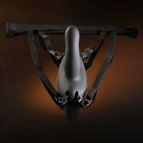 Evolved COME CLOSER Vibrating Strap-On with Remote - Strap On Sextoys