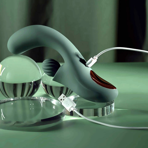 SPIRAL CHARM Rechargeable Rabbit Vibrator by Evolved