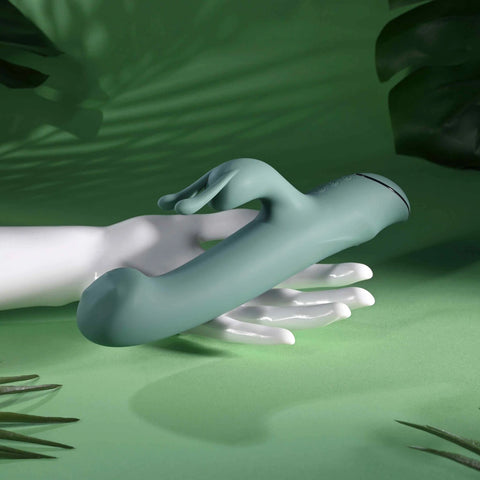 SATIN SWIRL Rabbit Vibrator with Swirling Head by Evolved
