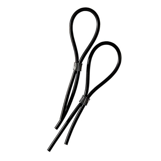 ElectraStim Rubber Adjustable Cock and Scrotal Loops - Electro Sex