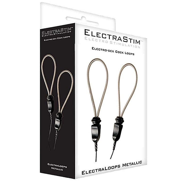 Electrifying Metallic Scrotal Loops - Elevate Your Intimate Play - Electro Sex