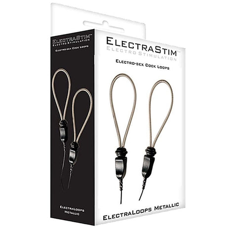 Electrifying Metallic Scrotal Loops - Elevate Your Intimate Play - Electro Sex