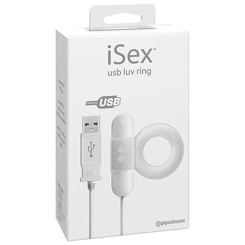 iSex USB Luv Cock Ring Vibrator by Pipedream - Ball and Cock Toys