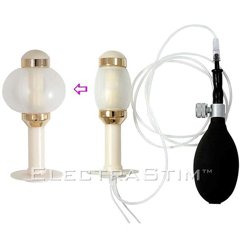 Electrastim Inflatable Radial Contact Dildo - Electro Sex