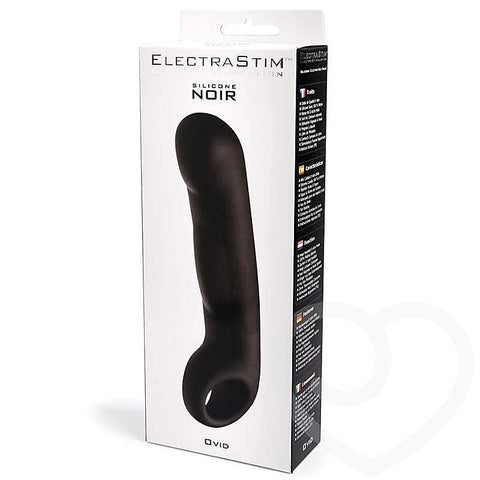 Electrastim Silicone Noir Ovid G-Spot Dildo - Electro Sex