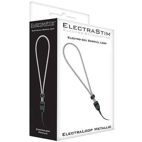 Electrastim Metallic Adjustable Scrotal Loop - Electro Sex