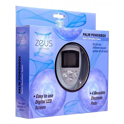 Zeus Palm Powerbox Electro Sex Toy by XR Brands - Electro Sex