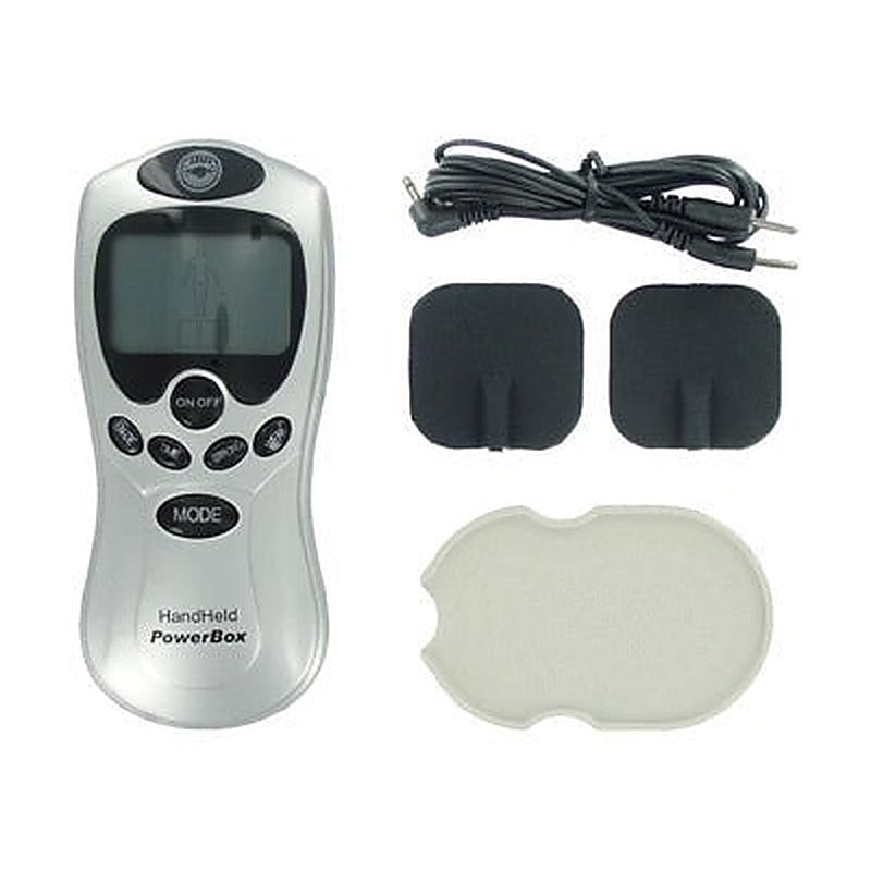 Zeus Handheld 8 Mode Power Box with Pads Electro Sex Toy - Electro Sex