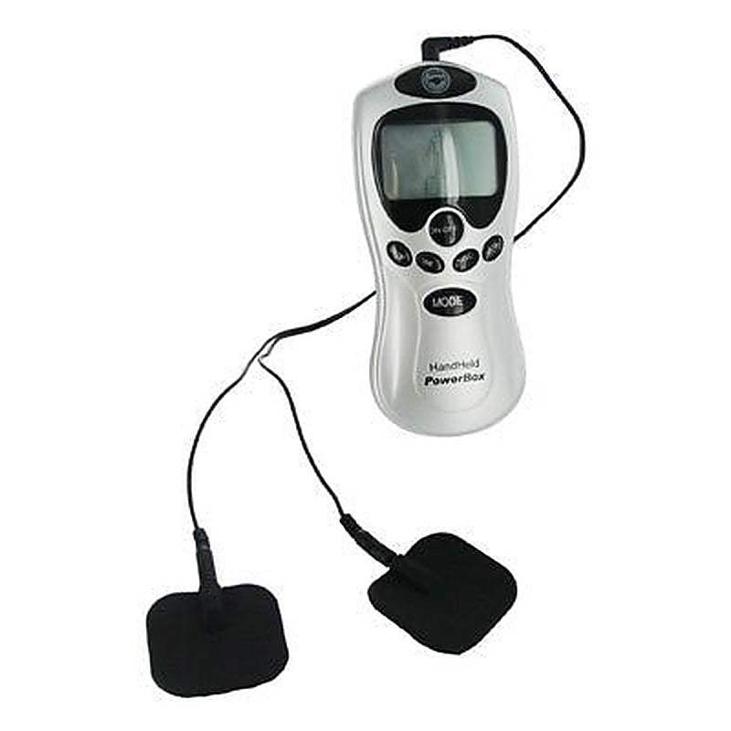 Zeus Handheld 8 Mode Power Box with Pads Electro Sex Toy - Electro Sex