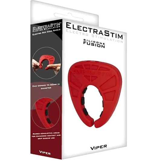 Electrastim Silicone Fusion Viper - Soft, Smooth Intimate Shield - Electro Sex