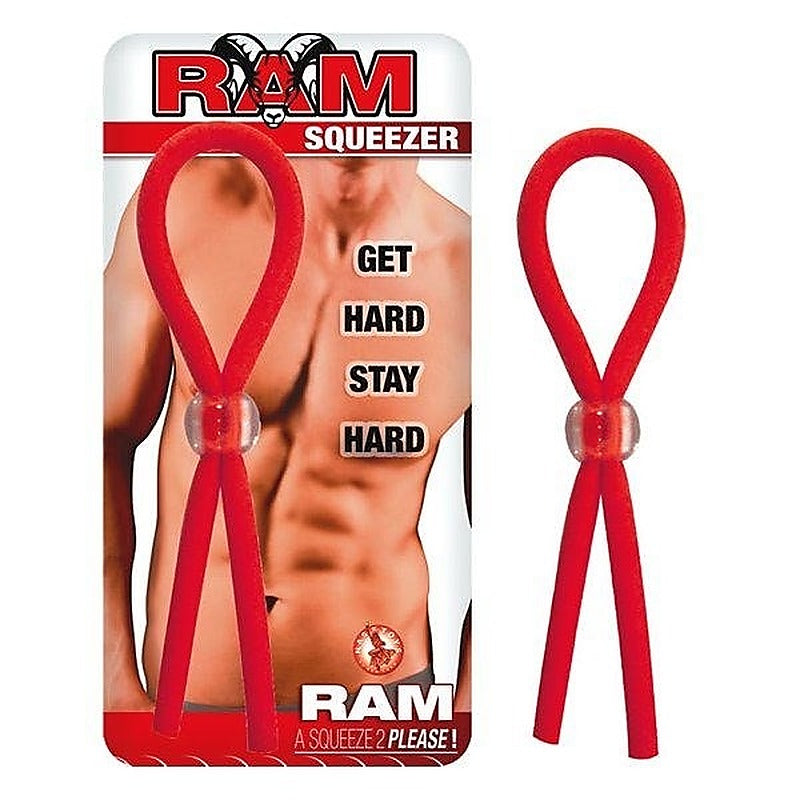 Ram Squeezer Adjustable Stretchy Cock Ring By Nasstoys - Stretchy Cock Rings