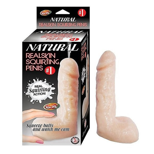 NATURAL REALSKIN Squirting Pleasure - Lifelike 6-Inch Design