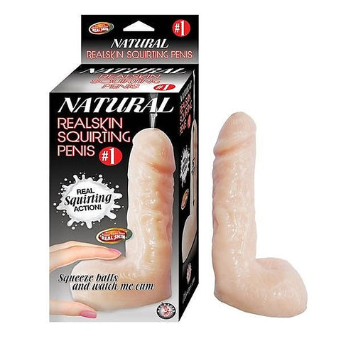 NATURAL REALSKIN Squirting Pleasure - Lifelike 6-Inch Design