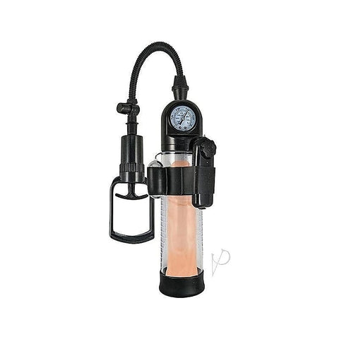 MAXX GEAR Vibrating Vacuum Gauge Penis Pump