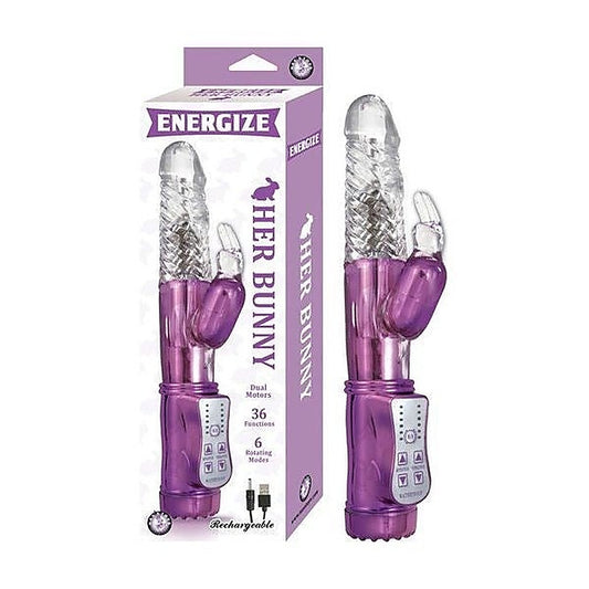 Ecstasy-Igniting Bunny Vibrator - Powerful Dual-Motor Pleasure