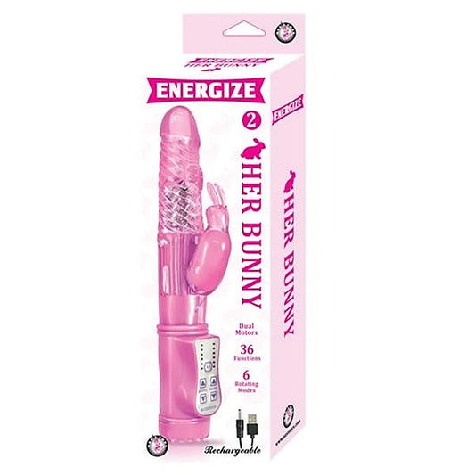 Nasstoys ENERGIZE Her Bunny 2 - Dual Motor Rabbit Vibrator