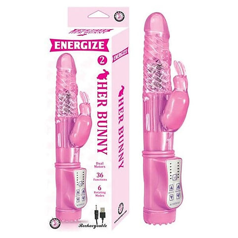 Nasstoys ENERGIZE Her Bunny 2 - Dual Motor Rabbit Vibrator