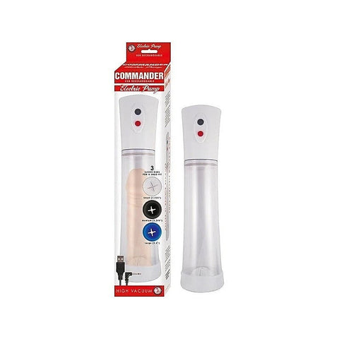 Powerful Pleasure Boost - COMMANDER Rechargeable Cock Pump