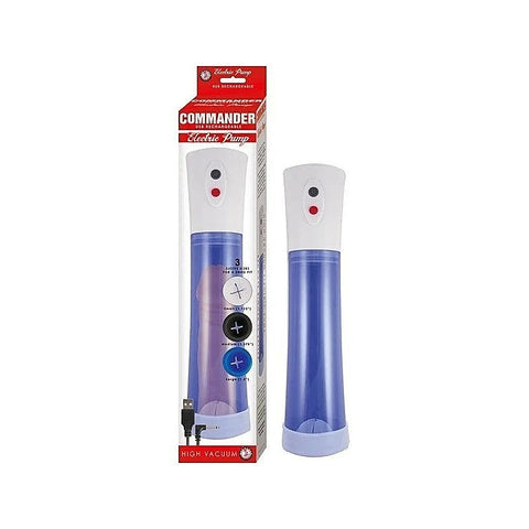 Powerful Pleasure Boost - COMMANDER Rechargeable Cock Pump
