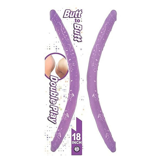 Butt-to-Butt Bliss - 18" Flexible Dual Dildo for Shared Delight