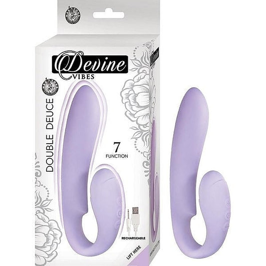 Dual Delight - DEVINE VIBES Rechargeable Silicone Massager