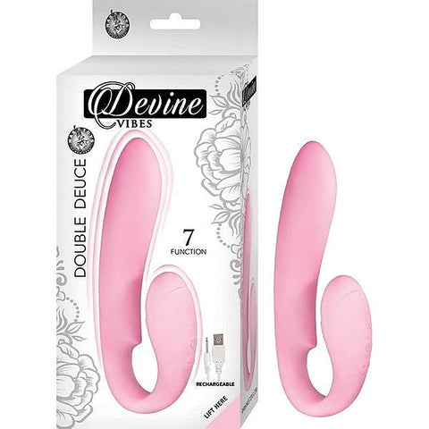 Dual Delight - DEVINE VIBES Rechargeable Silicone Massager