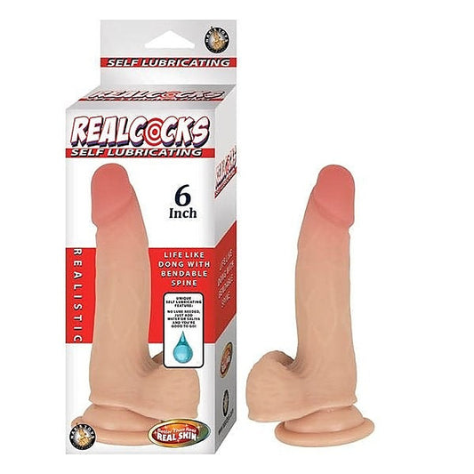 REALCOCKS Self-Lubricating Pleasure Companion - 6 Inch