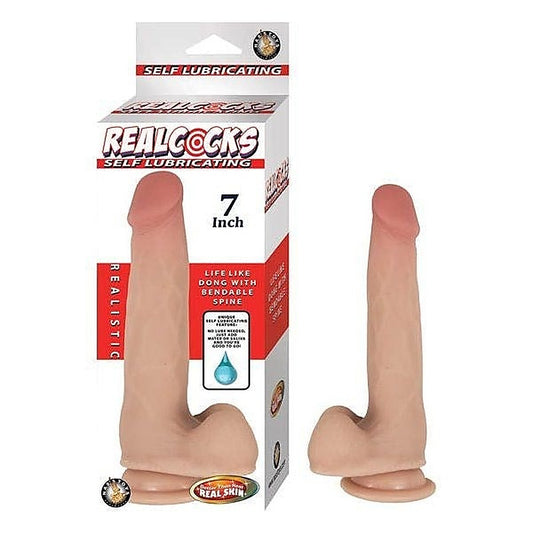 REALCOCKS Self Lubricating 7 Inch With Suction Base