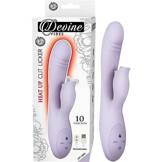 Dual-Motor Bliss - DEVINE VIBES Heated Clit Stimulator