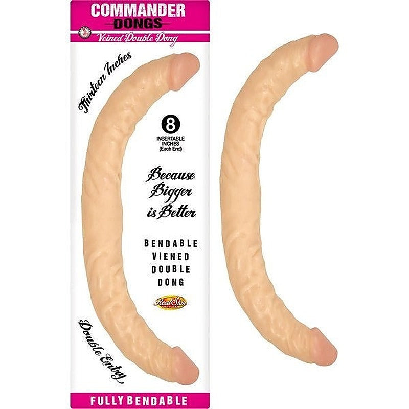 Commander Dongs 13" Dual Pleasure Massager By Nasstoys - Double Ender