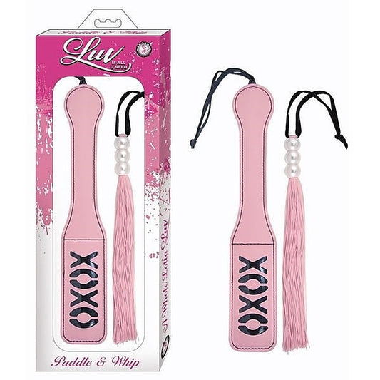 LUV PADDLE and Whip For S&M Roleplay Pink