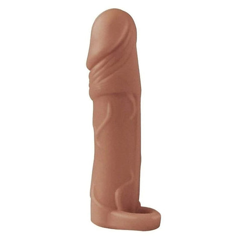 Natural Realskin Vibrating Penis Enlarger By Nasstoys - Pumps, Extenders and Sleeves