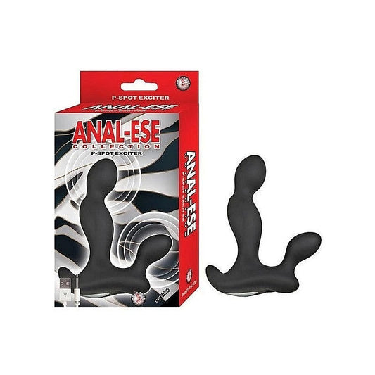 Rechargeable Silicone P-Spot Massager - Powerful Stimulation