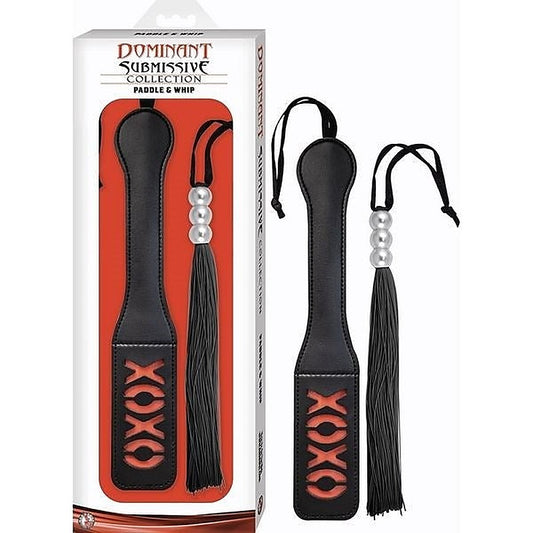 DOMINANT SUBMISSIVE Punishment Paddle and Whip