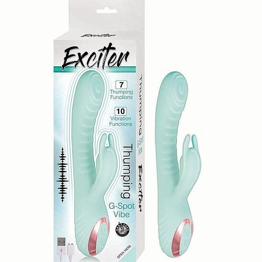 EXCITER Rechargeable Thumping Rabbit G-Spot Stimulator