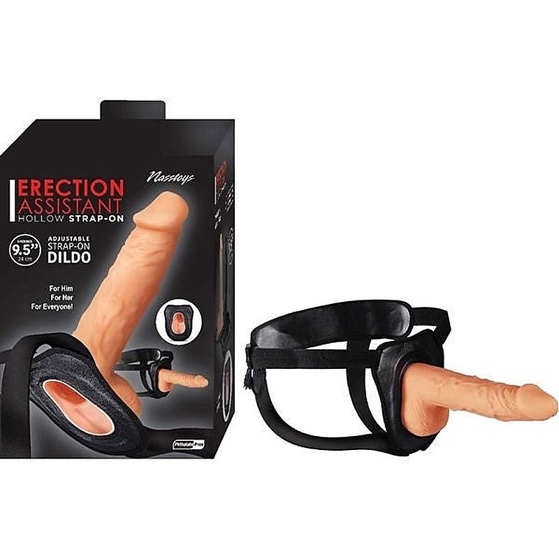 Erection Assistant - Realistic Hollow Strap-On For Enhanced Stimulation - Strap On Sextoys