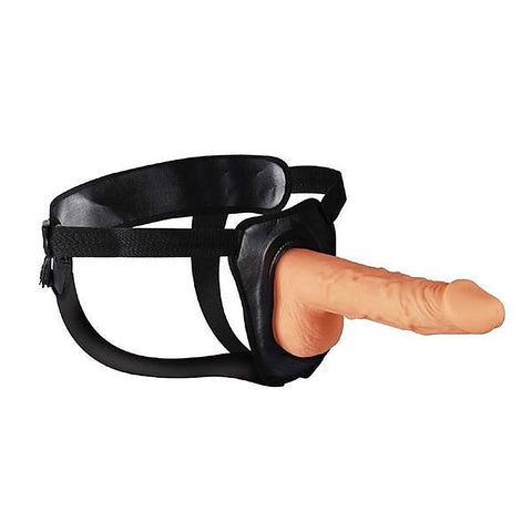 Erection Assistant - Realistic Hollow Strap-On For Enhanced Stimulation - Strap On Sextoys