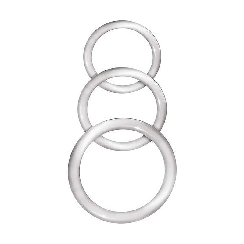 Enhancer Silicone Cockring Trio By Nasstoys - Cock Ring Sets