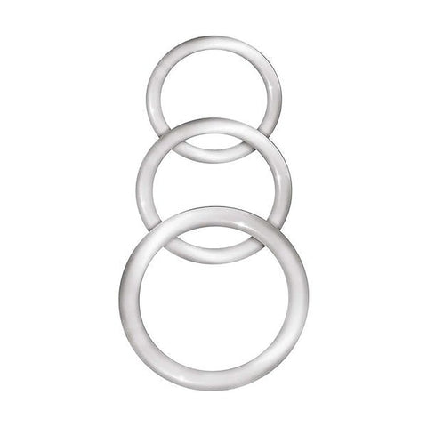 Enhancer Silicone Cockring Trio By Nasstoys - Cock Ring Sets