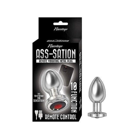 Nasstoys Premium Remote-Controlled Vibrating Metal Plug