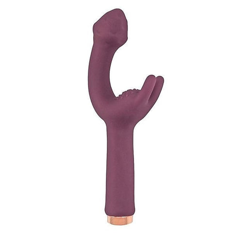 Dual-Powered Bliss - MYSTIQUE G-Spot Vibrator with Clitoral Stimulation