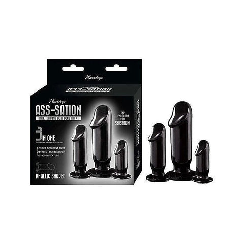 Nasstoys ASS-SATION Anal Training Plug Set - 3 Graduated Sizes